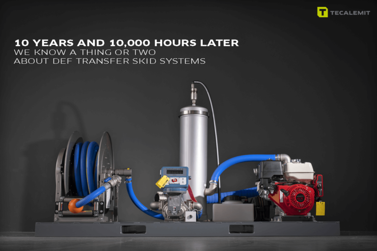 TECALEMIT DEF BULK TRANSFER PUMP SKID PACKAGES 10,000 HOURS LATER