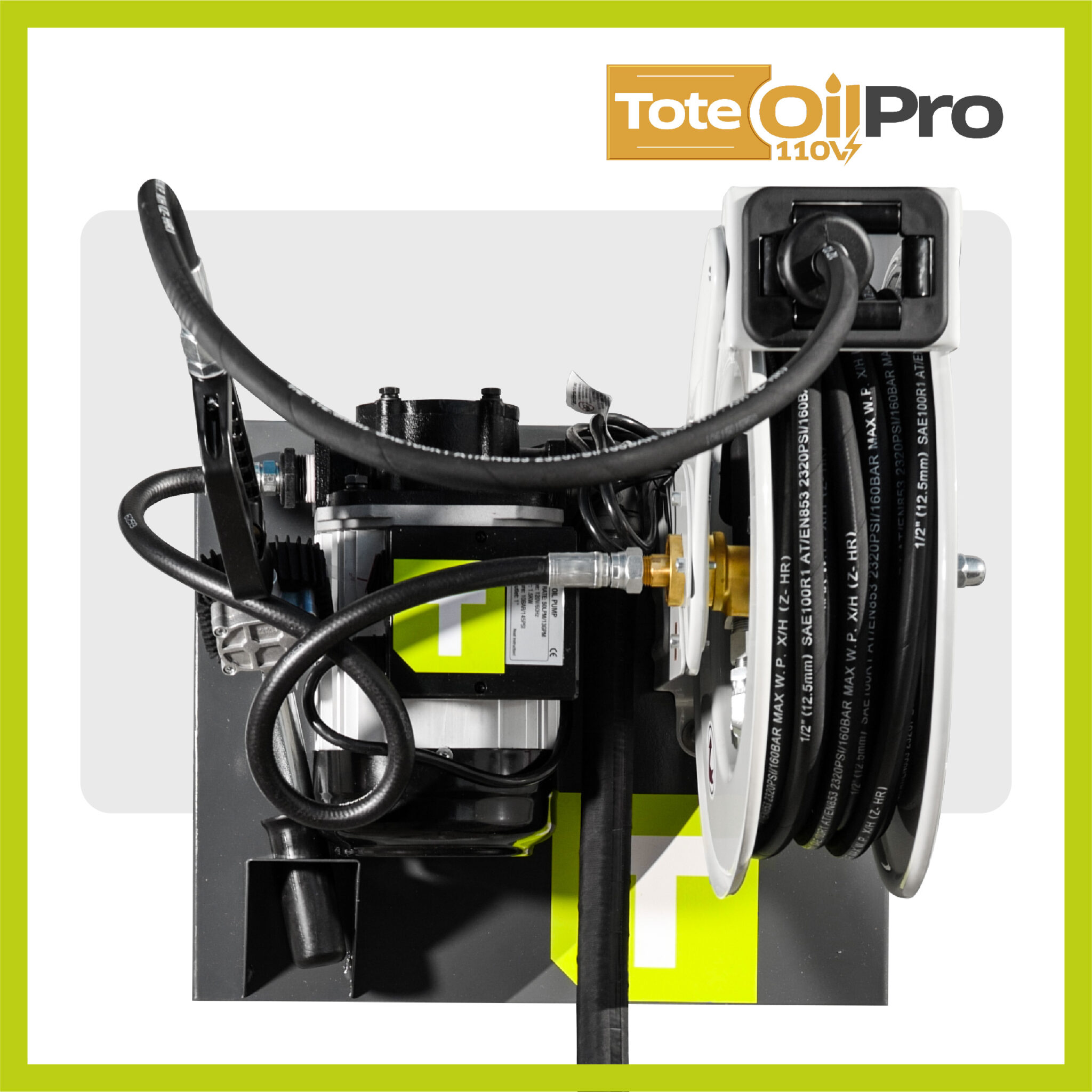 TOTE 110v OilPRO SIDE MOUNT PUMP PACKAGE FOR IBC TOTE TECALEMIT USA